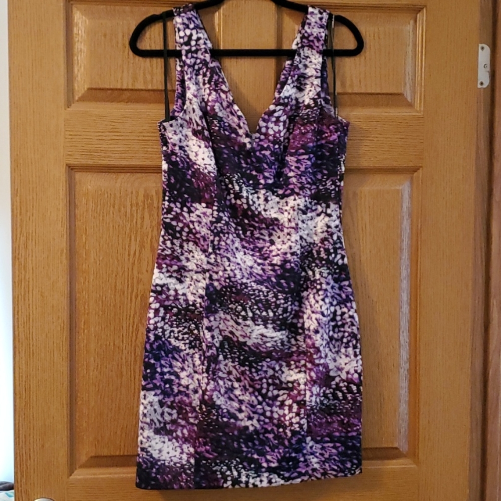 Heart neckline cocktail dress